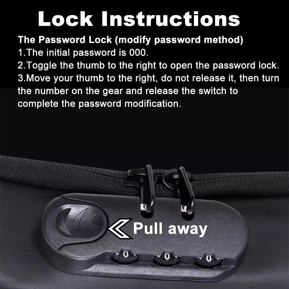 Waterproof USB Anti-Theft Bag Men Oxford Crossbody Shoulder Bag Sling Multifunction Short Travel Messenger Chest Pack