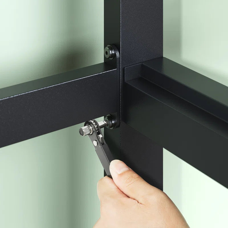 Santrell 14" Contemporary Modern Metal Platform Bed