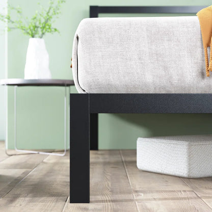 Santrell 14" Contemporary Modern Metal Platform Bed