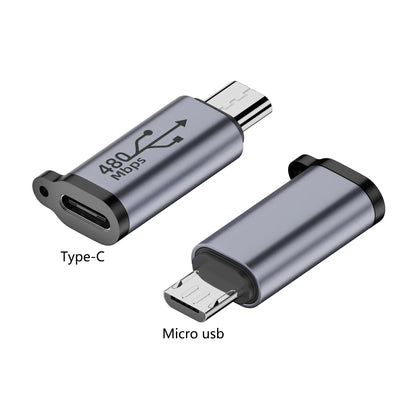 Typec Female to Mini Usb/Type C Female to Micro Usb/Micro USB Female to Type C/Micro USB Female to Mini USB Connector Adapter